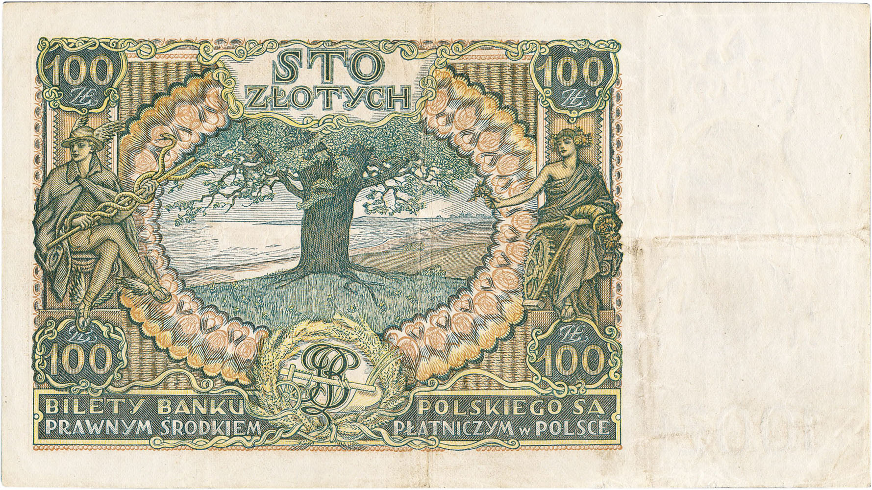 100 złotych 1932 seria AW